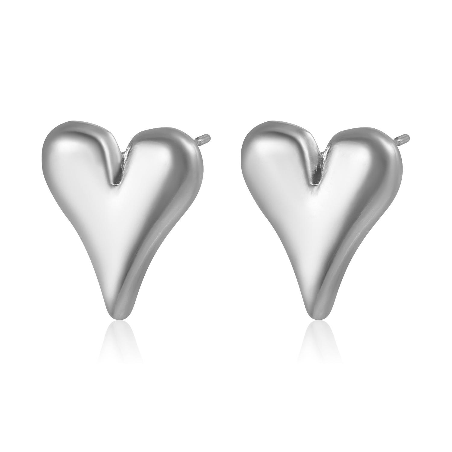 INS glossy love retro design stud earrings symmetrical heart-shaped high-end earrings
INS glossy love retro design stud earrings symmetrical heart-shaped high-end earrings