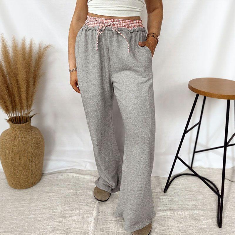 Модные женские брюки Повседневные женские брюки Осень Контрастный цвет Пэчворк Прямые брюки Light gray XL
Модные женские брюки Повседневные женские брюки Осень Контрастный цвет Пэчворк Прямые брюки Light gray XL