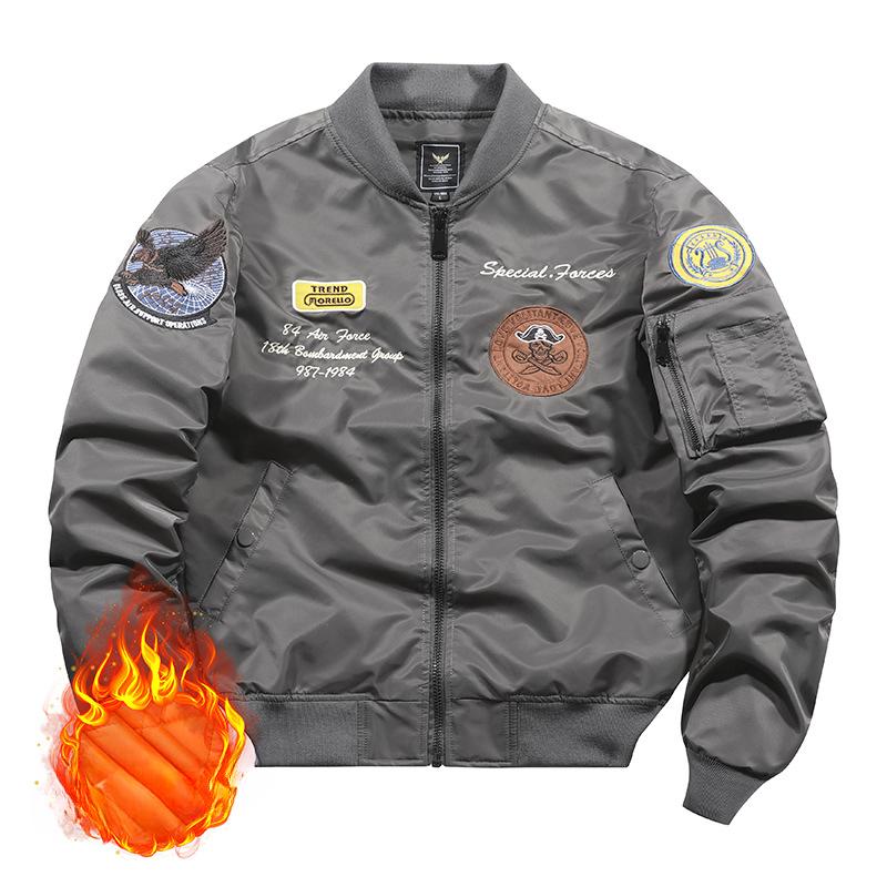 New Autumn and Winter Air Force Pilot Jacket Men s Embroidered Baseball Uniform Large Size Jacket 4XL
New Autumn and Winter Air Force Pilot Jacket Men s Embroidered Baseball Uniform Large Size Jacket 4XL