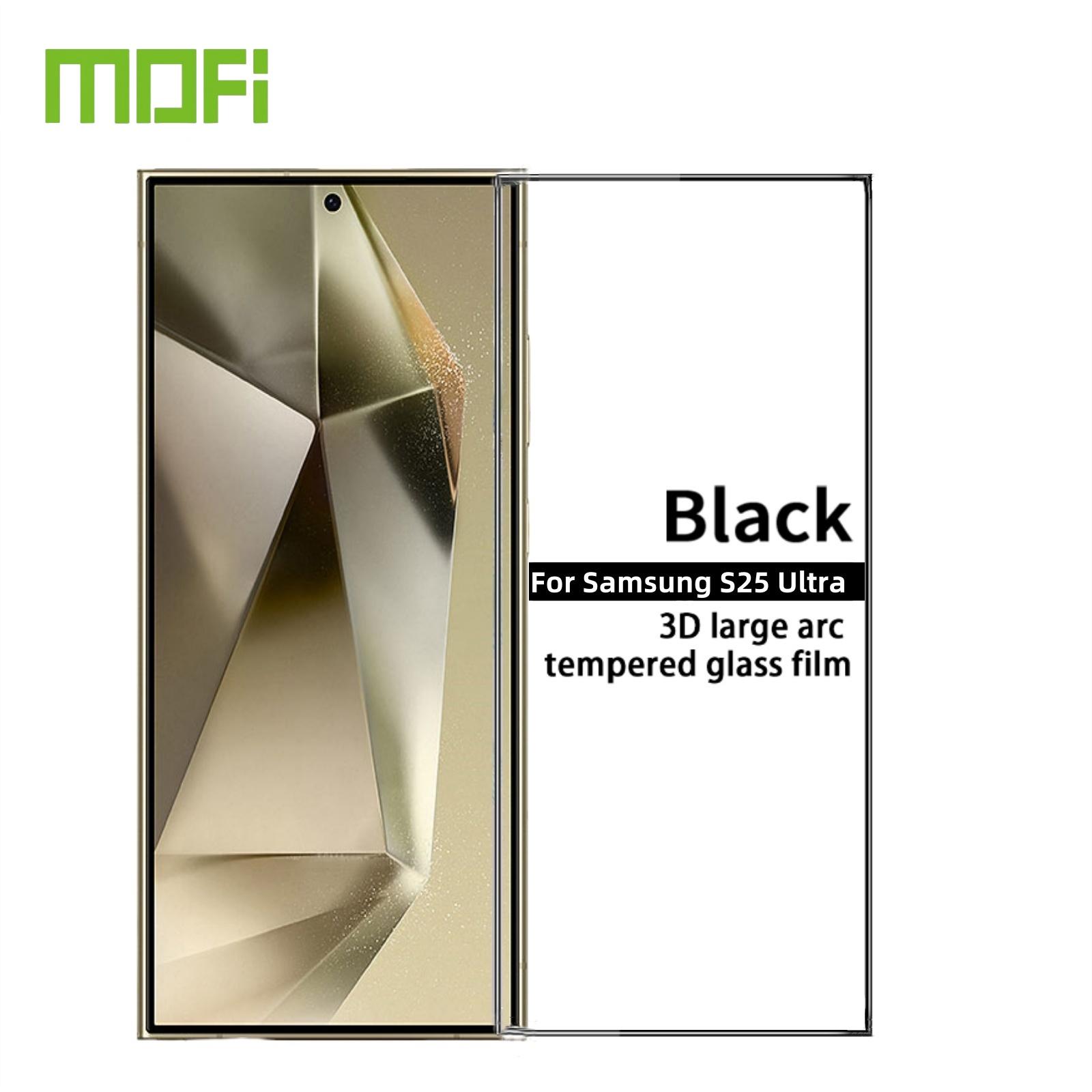 For Samsung Galaxy S25 Ultra Screen Protector MOFI 9H 3D Curved Tempered Glass Film Black
For Samsung Galaxy S25 Ultra Screen Protector MOFI 9H 3D Curved Tempered Glass Film Black