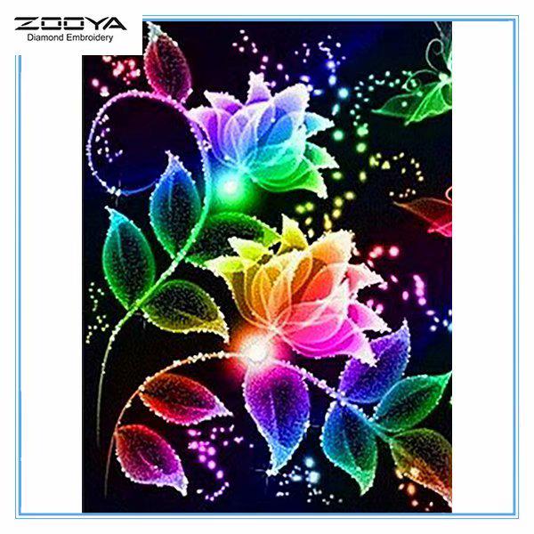 ZOOYA DIY 5D квадратный горный хрусталь Фэнтези цветы Алмазная вышивка картина вышивка крестом домашний декор
ZOOYA DIY 5D квадратный горный хрусталь Фэнтези цветы Алмазная вышивка картина вышивка крестом домашний декор