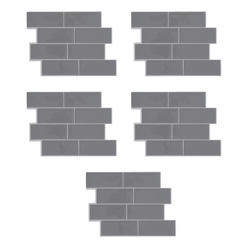 Self 3D Brick Wallpaper 5pcs Waterproof Heat Resistant PVC Wall Panels for Kitchen Backsplash Bathroom 29.5x21.5cm Decor
Self 3D Brick Wallpaper 5pcs Waterproof Heat Resistant PVC Wall Panels for Kitchen Backsplash Bathroom 29.5x21.5cm Decor