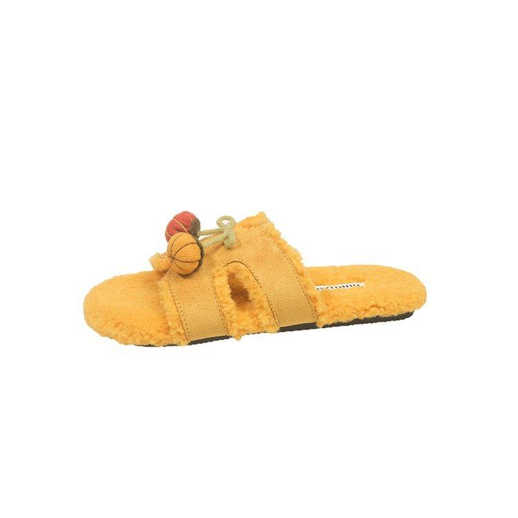 Women s One-word Slippers Autumn Winter Cute Bow Knot Comfortable Plush Shoes Lightweight Non Slip Soft Sole Indoor Home Shoes 35 жовтий
Women s One-word Slippers Autumn Winter Cute Bow Knot Comfortable Plush Shoes Lightweight Non Slip Soft Sole Indoor Home Shoes 35 жовтий