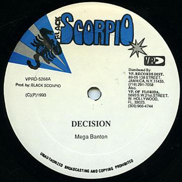 12inch Record MEGA BANTON / SNAKEMAN - Decision / Flop Yu Mate VPRD5268 Black Scorpio 1993 US ObiReggae, Ska & Dub Used
12inch Record MEGA BANTON / SNAKEMAN - Decision / Flop Yu Mate VPRD5268 Black Scorpio 1993 US ObiReggae, Ska & Dub Used