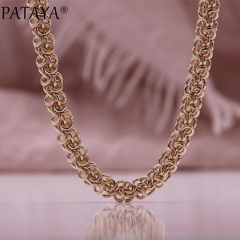 PATAYA Цвет розового золота, итальянское мастерство, браслет в винтажном стиле, ожерелье 20cm
PATAYA Цвет розового золота, итальянское мастерство, браслет в винтажном стиле, ожерелье 20cm