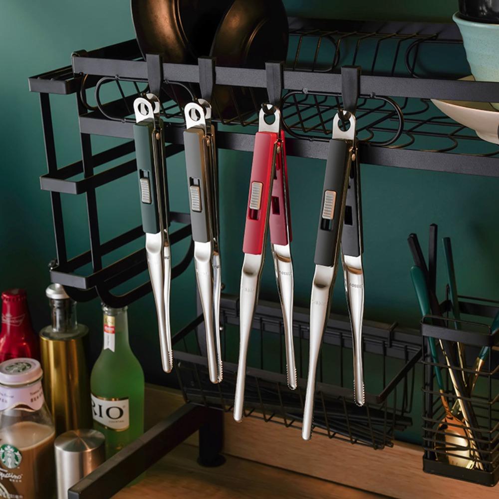 Non-Slip Food Clips Long Serving Tongs Cooking Utensils 304 Stainless Steel Grill Tongs Buffet
Non-Slip Food Clips Long Serving Tongs Cooking Utensils 304 Stainless Steel Grill Tongs Buffet