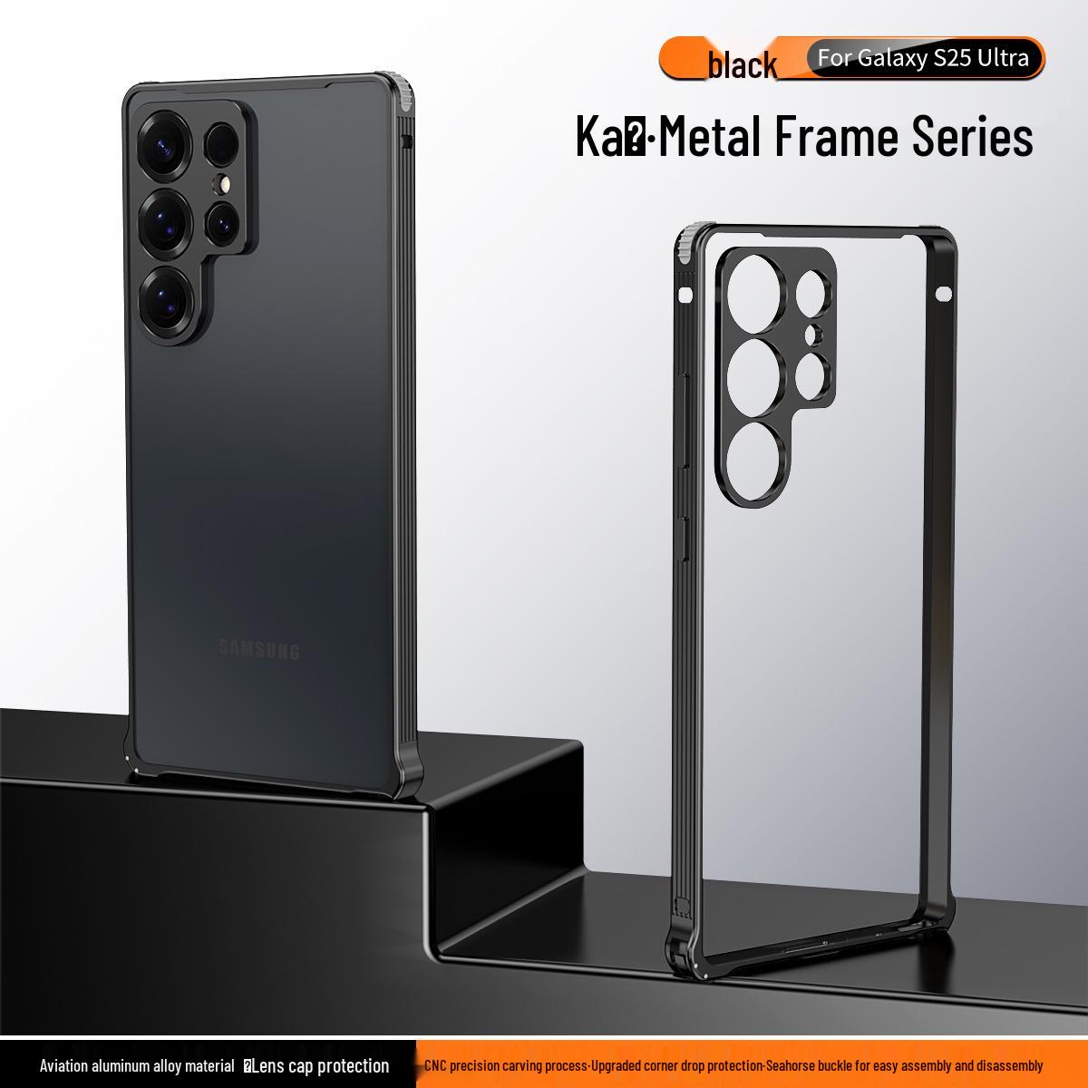 Compatible Samsung S25 Ultra/S25 Kai Dun Haima Buckle Phone Case with Lens Protection, Anti-drop, Single Frame Galaxy S25
Compatible Samsung S25 Ultra/S25 Kai Dun Haima Buckle Phone Case with Lens Protection, Anti-drop, Single Frame Galaxy S25