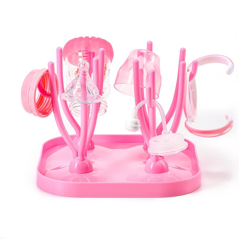 Baby Bottle and Nipple Drying Rack with Storage светло-розовый
Baby Bottle and Nipple Drying Rack with Storage светло-розовый