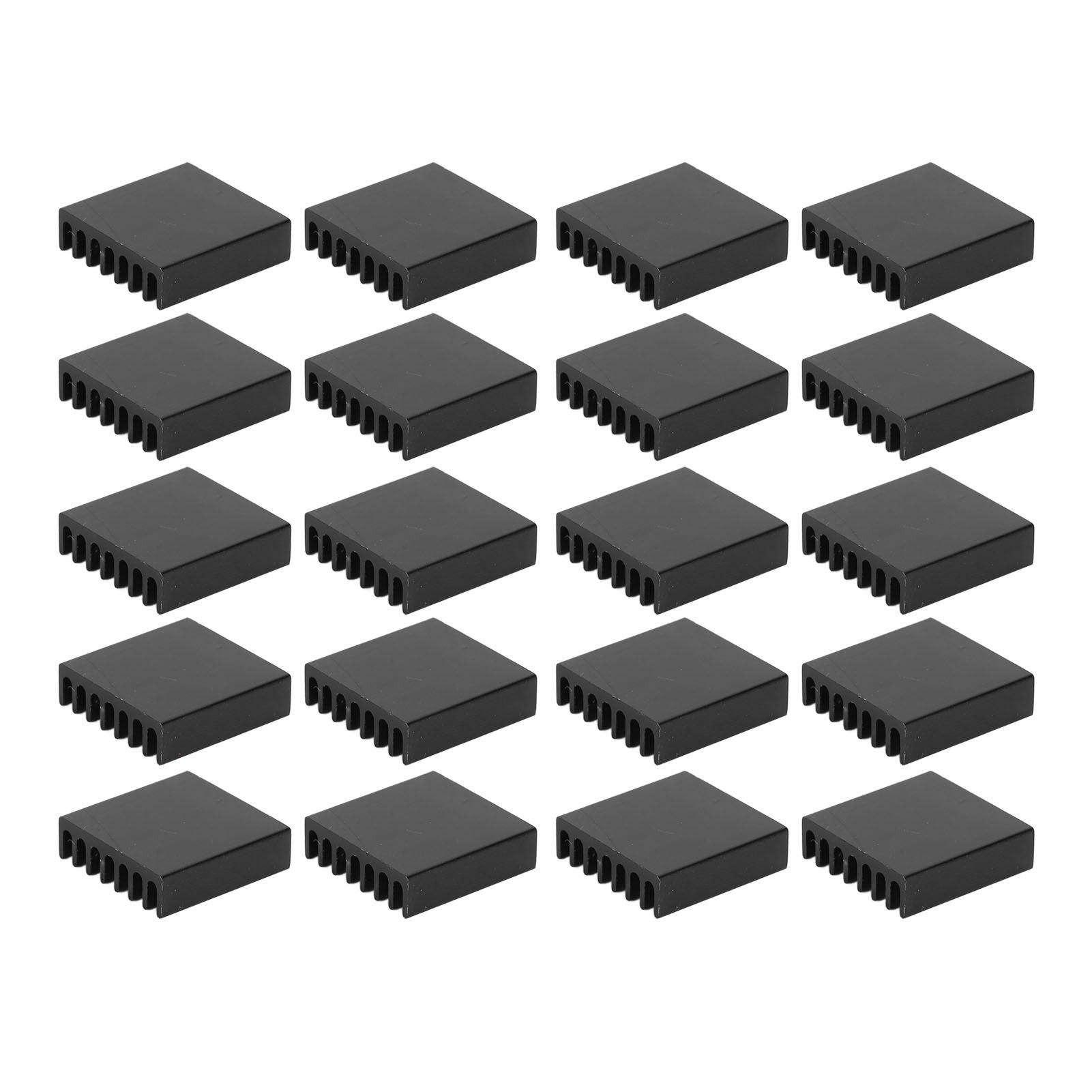 20pcs Heat Sinks Mini Black Aluminum Electronic Component Heatsinks for PC Chips IC Power Supplies Electrical Equipment
20pcs Heat Sinks Mini Black Aluminum Electronic Component Heatsinks for PC Chips IC Power Supplies Electrical Equipment