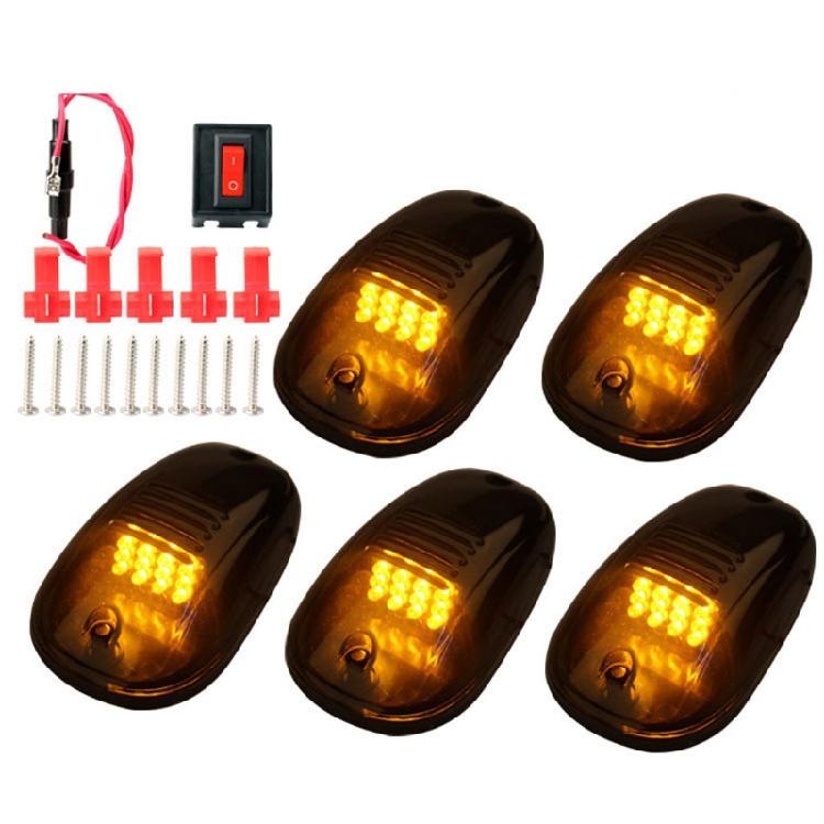 5pcs 12LED Car Cab Roof Marker Lights For Truck 12V Smoked Lens Clearance Lights 1
5pcs 12LED Car Cab Roof Marker Lights For Truck 12V Smoked Lens Clearance Lights 1
