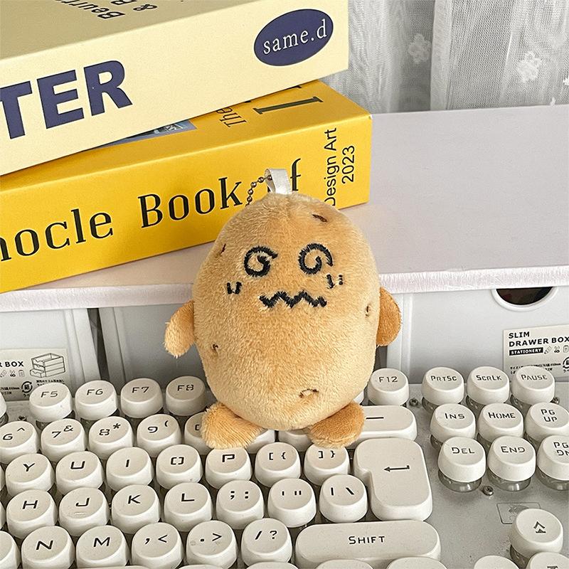 Creative Emotional Potato Figurine Plush Keychain Cute Stuffed Doll Keyring Bag Pendant Car Key Decoration Couple Gifts
Creative Emotional Potato Figurine Plush Keychain Cute Stuffed Doll Keyring Bag Pendant Car Key Decoration Couple Gifts