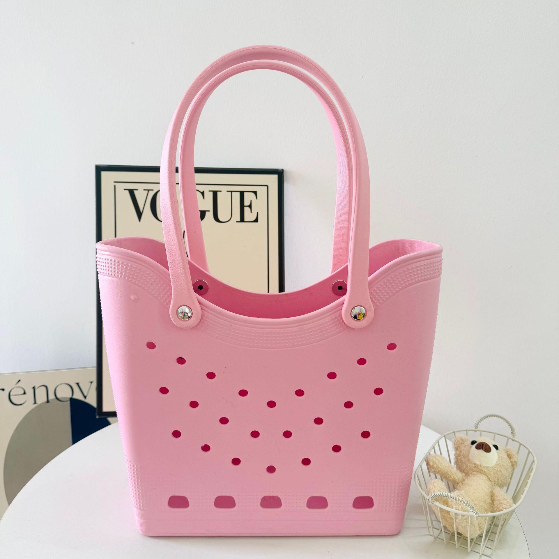 EVA Waterproof Beach Tote: Large Capacity Perforated Travel Bag 38*14*32cm
EVA Waterproof Beach Tote: Large Capacity Perforated Travel Bag 38*14*32cm