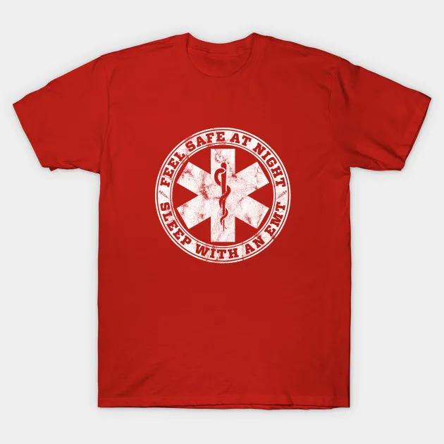 Чувствуйте себя в безопасности ночью Спите в футболке EMT Medic Paramedic Новая 100% хлопок Короткий рукав Круглый вырез Повседневные футболки Размер S3XL S
Чувствуйте себя в безопасности ночью Спите в футболке EMT Medic Paramedic Новая 100% хлопок Короткий рукав Круглый вырез Повседневные футболки Размер S3XL S