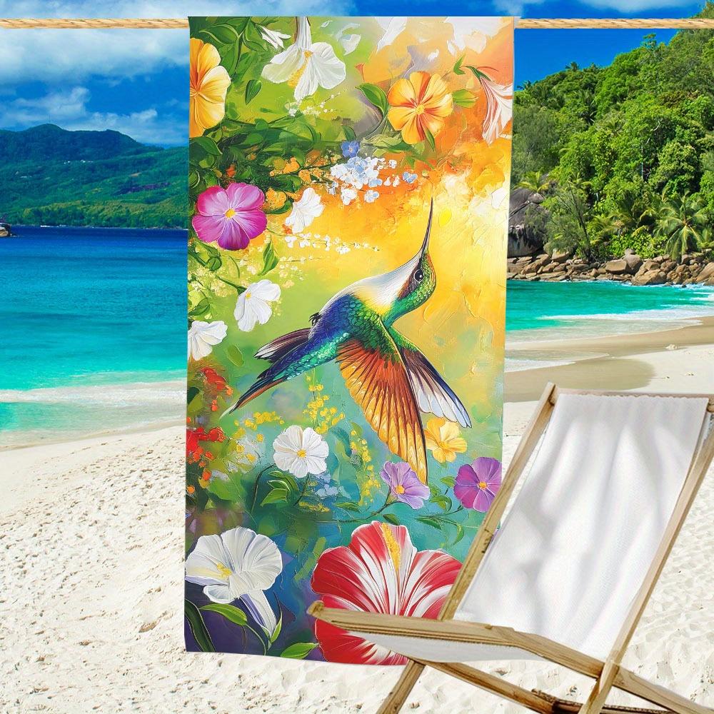 Beautiful Hummingbird & Flower Print Microfiber Towel, Ultra Absorbent Quick-Dry for Beach Holidays W30*H60(CM)
Beautiful Hummingbird & Flower Print Microfiber Towel, Ultra Absorbent Quick-Dry for Beach Holidays W30*H60(CM)