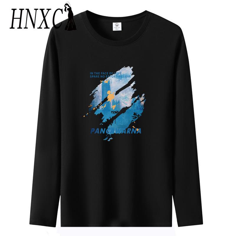 HNXC Cotton Long-sleeved T-shirt Men s Fashion Loose Compassionate Shirt XXXXXL чорний
HNXC Cotton Long-sleeved T-shirt Men s Fashion Loose Compassionate Shirt XXXXXL чорний