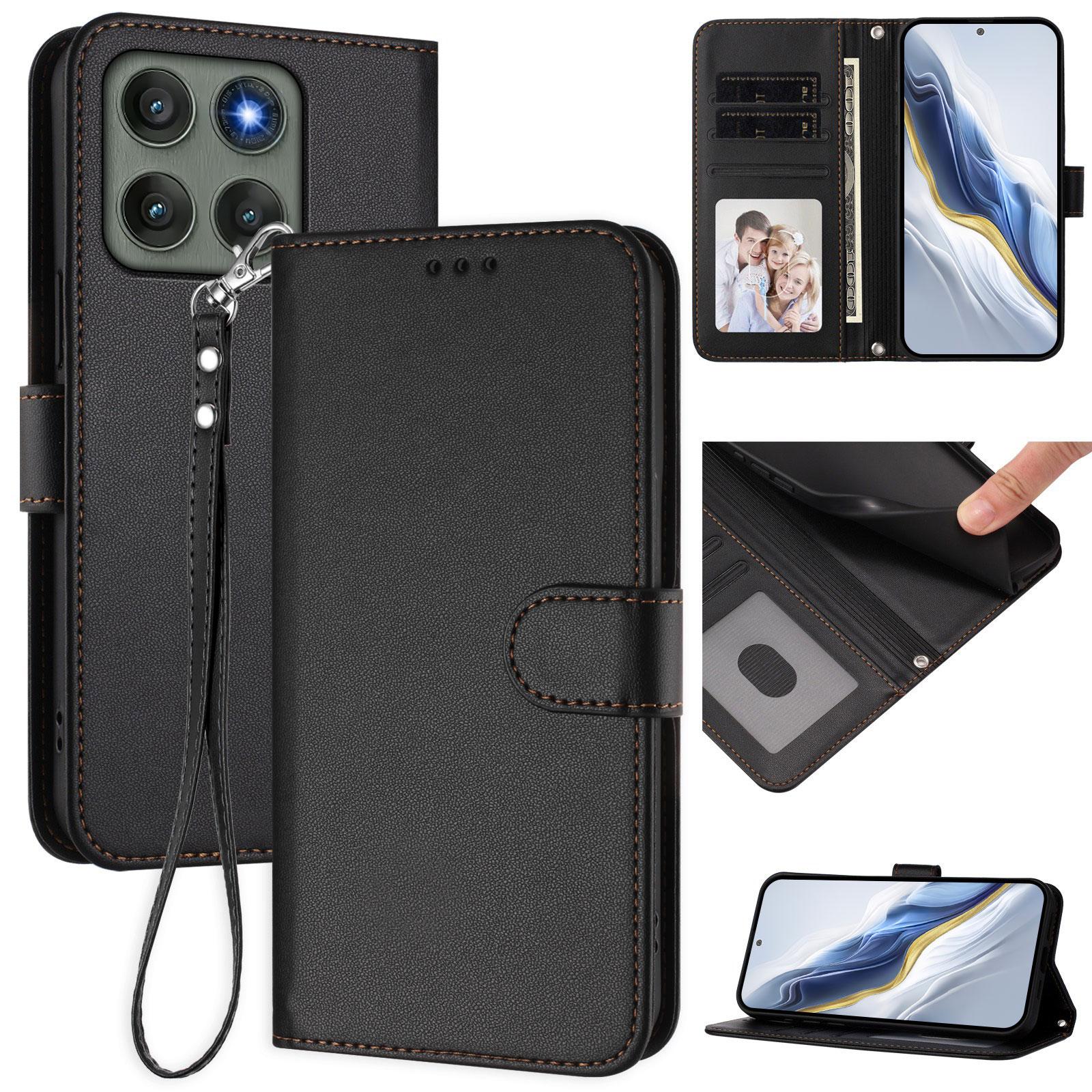 For Motorola Edge 60 Pro 5G Leather Case Wallet Stand Phone Cover with Wrist Strap Black
For Motorola Edge 60 Pro 5G Leather Case Wallet Stand Phone Cover with Wrist Strap Black