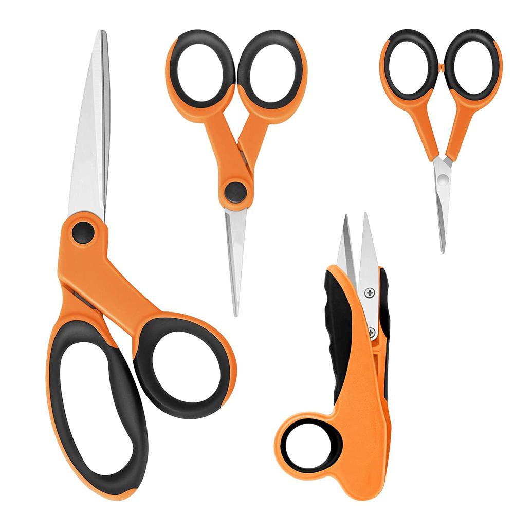 Premium Tailor Sewing Scissors Sets 8 Heavy Duty Sharp Fabric Scissors & Embroidery Scissors & 5 Thread Snips DIY Sewing Tools
Premium Tailor Sewing Scissors Sets 8 Heavy Duty Sharp Fabric Scissors & Embroidery Scissors & 5 Thread Snips DIY Sewing Tools