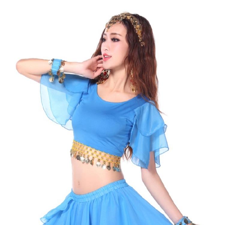 Artistic Chiffon Dance Costume Top Fringe Sleeves Flexible Movement Design For Theater And Festival Use OS озеро синього кольору
Artistic Chiffon Dance Costume Top Fringe Sleeves Flexible Movement Design For Theater And Festival Use OS озеро синього кольору