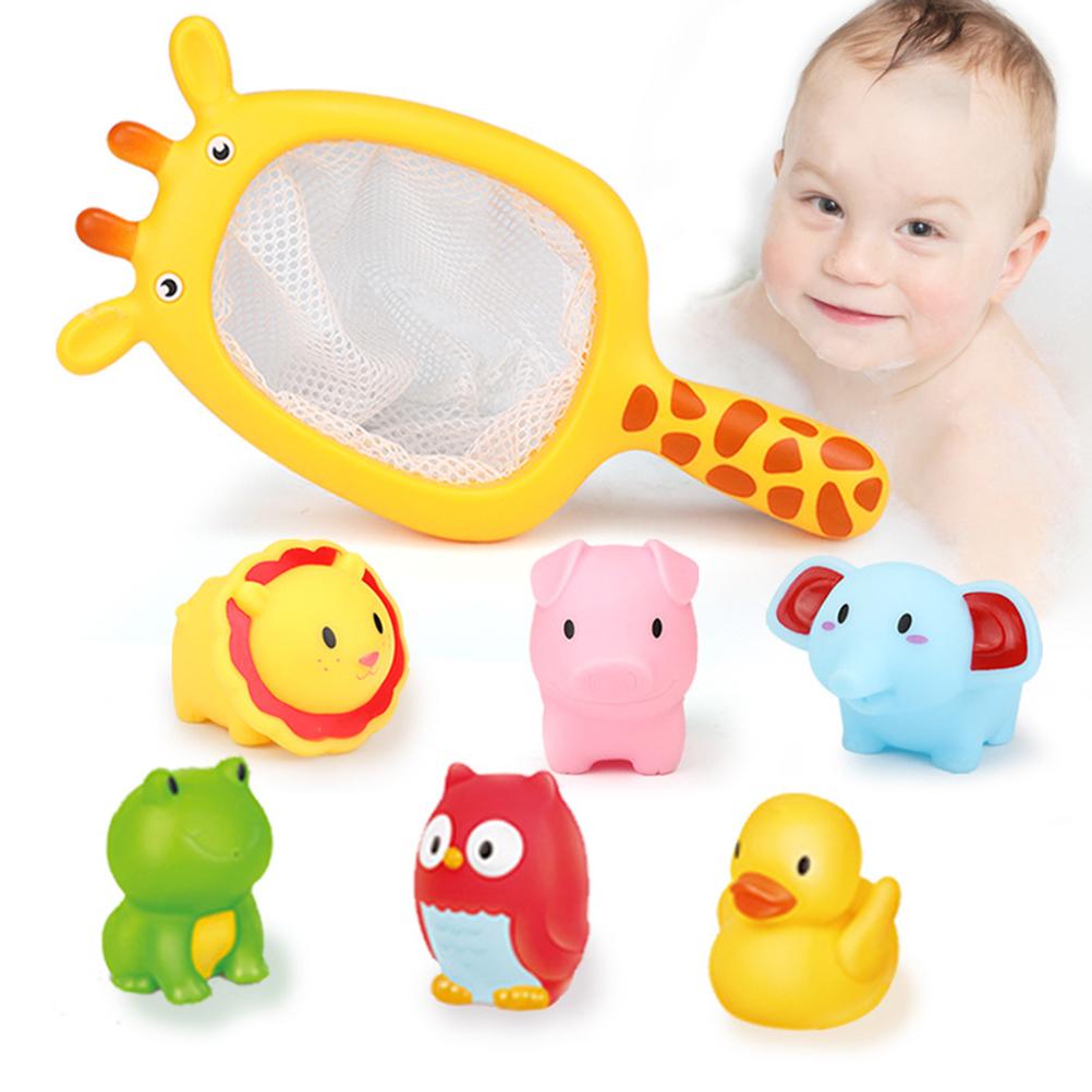 7 Pcs/Set Cute Animals Kids Fishing Net Bath Toys Baby Bath Toys Children Bathtime Fishing Water
7 Pcs/Set Cute Animals Kids Fishing Net Bath Toys Baby Bath Toys Children Bathtime Fishing Water