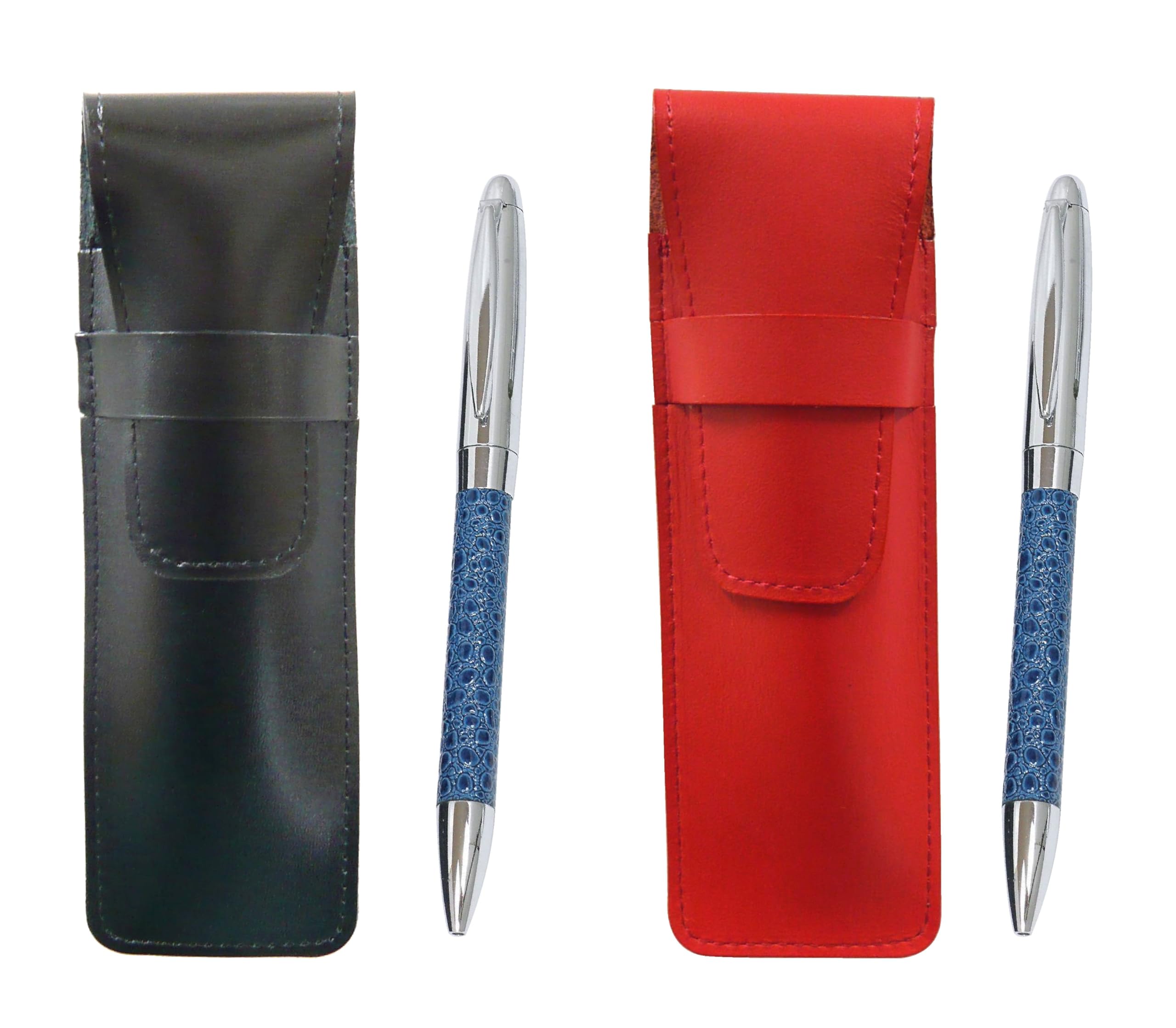 Slim cowhide pencil case black red set genuine leather wrapped rotating ballpoint pen director blue ASBR-PD03-L
Slim cowhide pencil case black red set genuine leather wrapped rotating ballpoint pen director blue ASBR-PD03-L