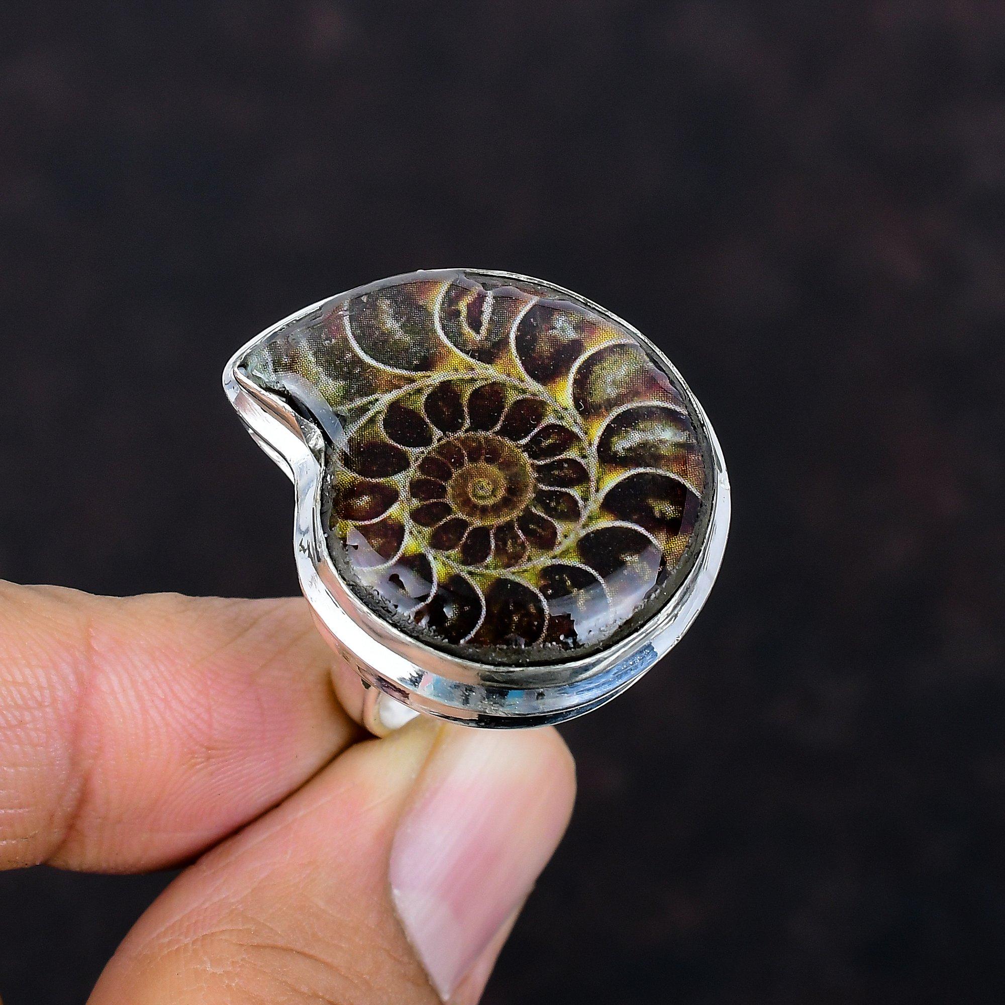 Кольцо с окаменелостью аммонита, драгоценным камнем, ручной работы, ювелирное изделие, кольцо из стерлингового серебра 925 пробы, регулируемое кольцо, новое кольцо, украшения с окаменелостью аммонита, подарки для нее Adjustable
Кольцо с окаменелостью аммонита, драгоценным камнем, ручной работы, ювелирное изделие, кольцо из стерлингового серебра 925 пробы, регулируемое кольцо, новое кольцо, украшения с окаменелостью аммонита, подарки для нее Adjustable