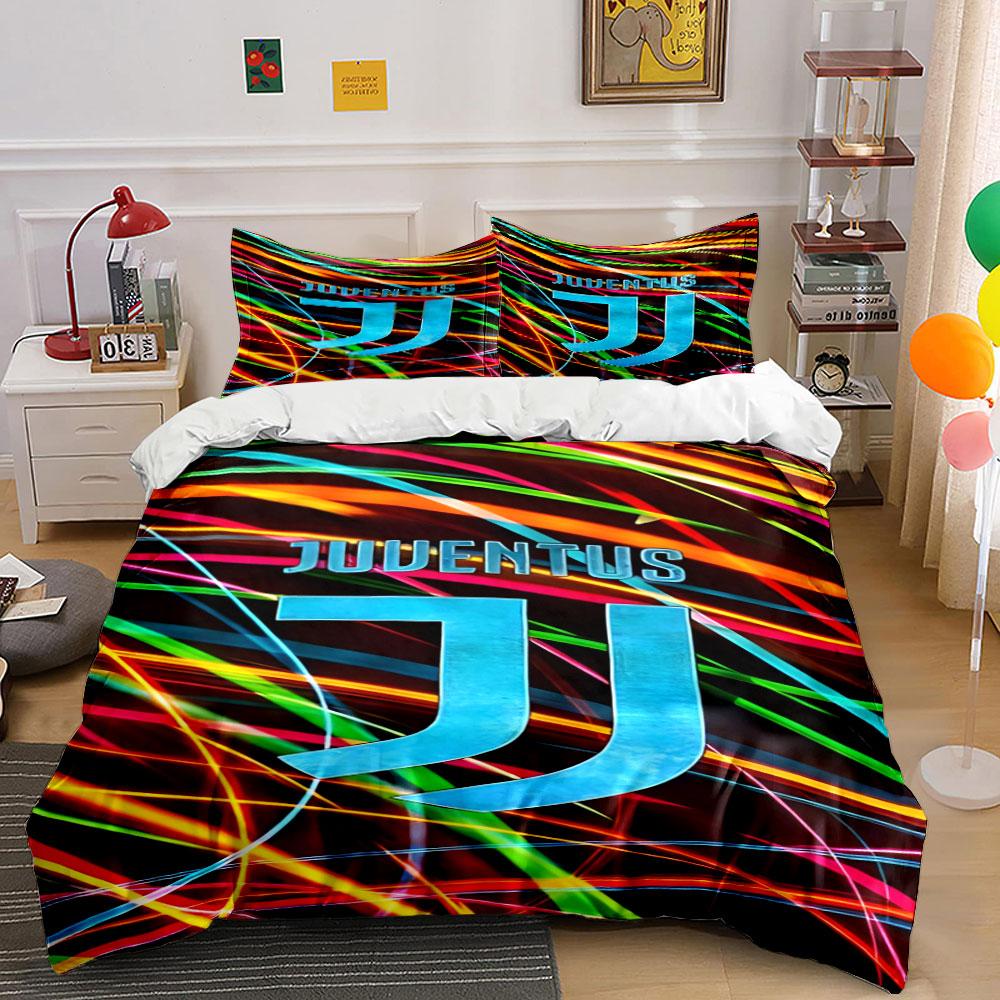 Juventus logo, colorful streaks. Bedding sets Duvet cover sets Duvet covers Pillowcases(1 * Duvet Cover 2 * Pillowcases without duvet insert) 135x200cm
Juventus logo, colorful streaks. Bedding sets Duvet cover sets Duvet covers Pillowcases(1 * Duvet Cover 2 * Pillowcases without duvet insert) 135x200cm