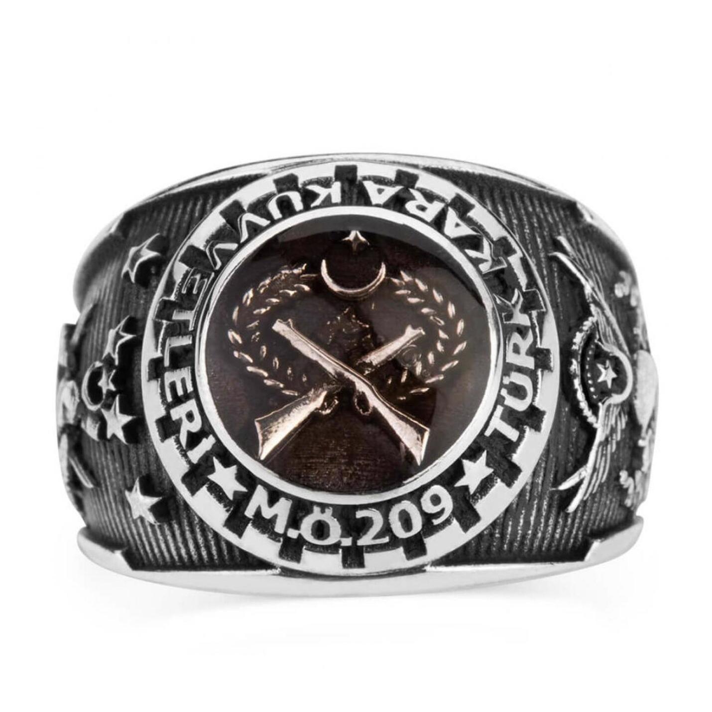 Эмалированное кольцо Сухопутных войск Турции
Эмалированное кольцо Сухопутных войск Турции