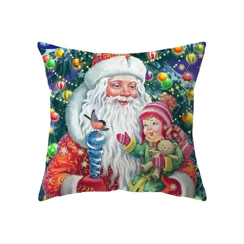 Рождественская атмосфера Принт с Санта-Клаусом Наволочка для подушки Домашнее украшение Гостиная Диван Квадратная наволочка 66x66cm
Рождественская атмосфера Принт с Санта-Клаусом Наволочка для подушки Домашнее украшение Гостиная Диван Квадратная наволочка 66x66cm