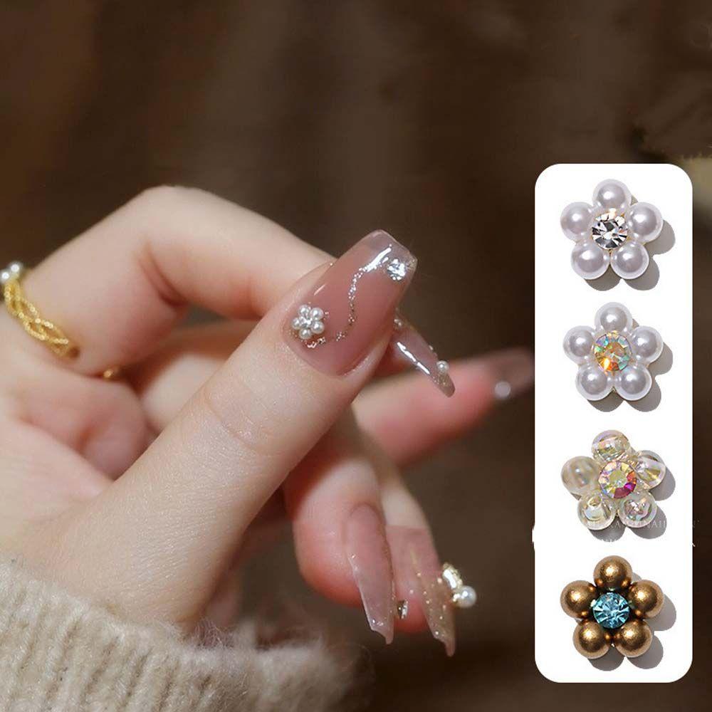 Pearl Zinc Zinc Alloy Flower Nail Jewelry 3D Nail Charms Pearl Floral Nail Ornaments Nail Art Decorations D
Pearl Zinc Zinc Alloy Flower Nail Jewelry 3D Nail Charms Pearl Floral Nail Ornaments Nail Art Decorations D
