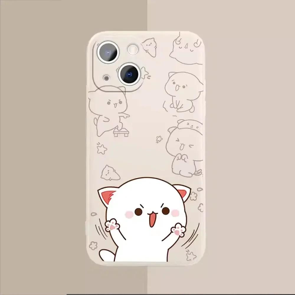 Cartoon Peach Mochi Cat Couple Phone Case for IPhone 16 15 14 13 12 11 Pro Mini X XS MAX 7 8 Plus Cute Animal Paired Soft Covers For iPhone 15 ProMax
Cartoon Peach Mochi Cat Couple Phone Case for IPhone 16 15 14 13 12 11 Pro Mini X XS MAX 7 8 Plus Cute Animal Paired Soft Covers For iPhone 15 ProMax
