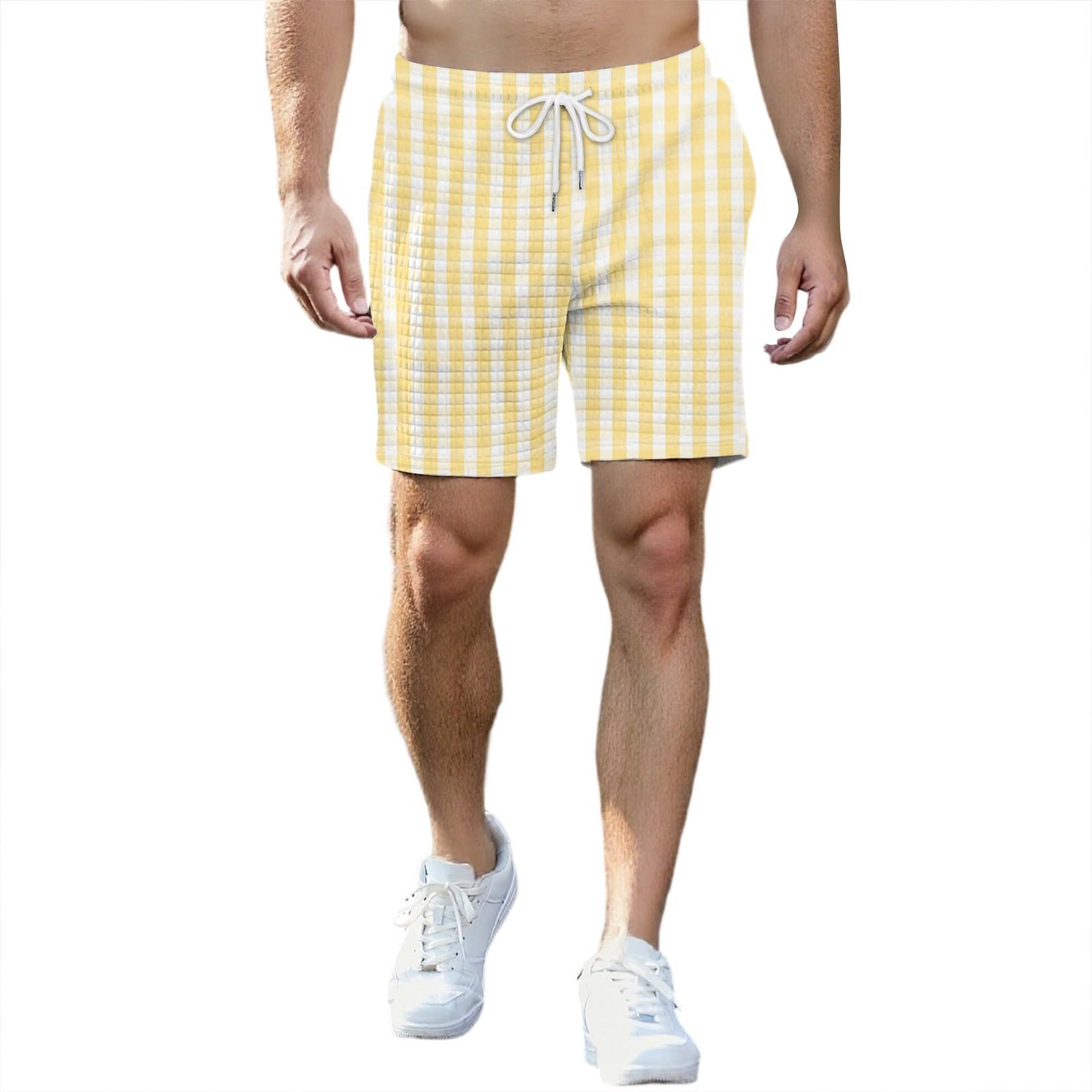 Мужские модные спортивные шорты с принтом, эластичный пояс, карманы, спортивные шорты XL жёлтый
Мужские модные спортивные шорты с принтом, эластичный пояс, карманы, спортивные шорты XL жёлтый