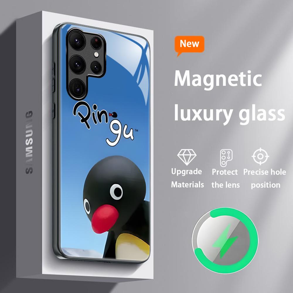 Cute Cartoon Pingu Popular Phone Case For Samsung S25 S24 S23 S22 S21 S20 Plus Ultra Note20 Glass Magnetic Case Samsung S21 Ultra
Cute Cartoon Pingu Popular Phone Case For Samsung S25 S24 S23 S22 S21 S20 Plus Ultra Note20 Glass Magnetic Case Samsung S21 Ultra