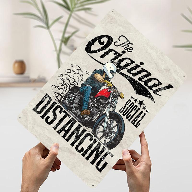 Original Social Distancing Motorcycle Tin Plaque Poster Customized Wall Art Retro Vintage Metal Signs for Man Cave Wand Deko 7.9x11.8In(20x30cm)
Original Social Distancing Motorcycle Tin Plaque Poster Customized Wall Art Retro Vintage Metal Signs for Man Cave Wand Deko 7.9x11.8In(20x30cm)