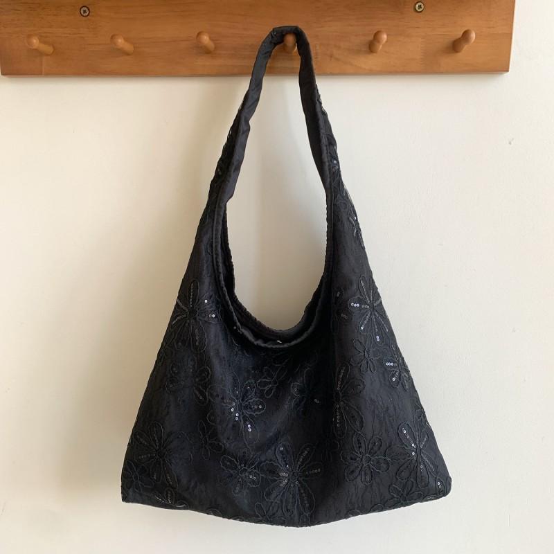 2026 Korean Fresh Embroidery One-shoulder Tote Bag Women Large-capacity Literary Casual Commuting Underarm чорний
2026 Korean Fresh Embroidery One-shoulder Tote Bag Women Large-capacity Literary Casual Commuting Underarm чорний