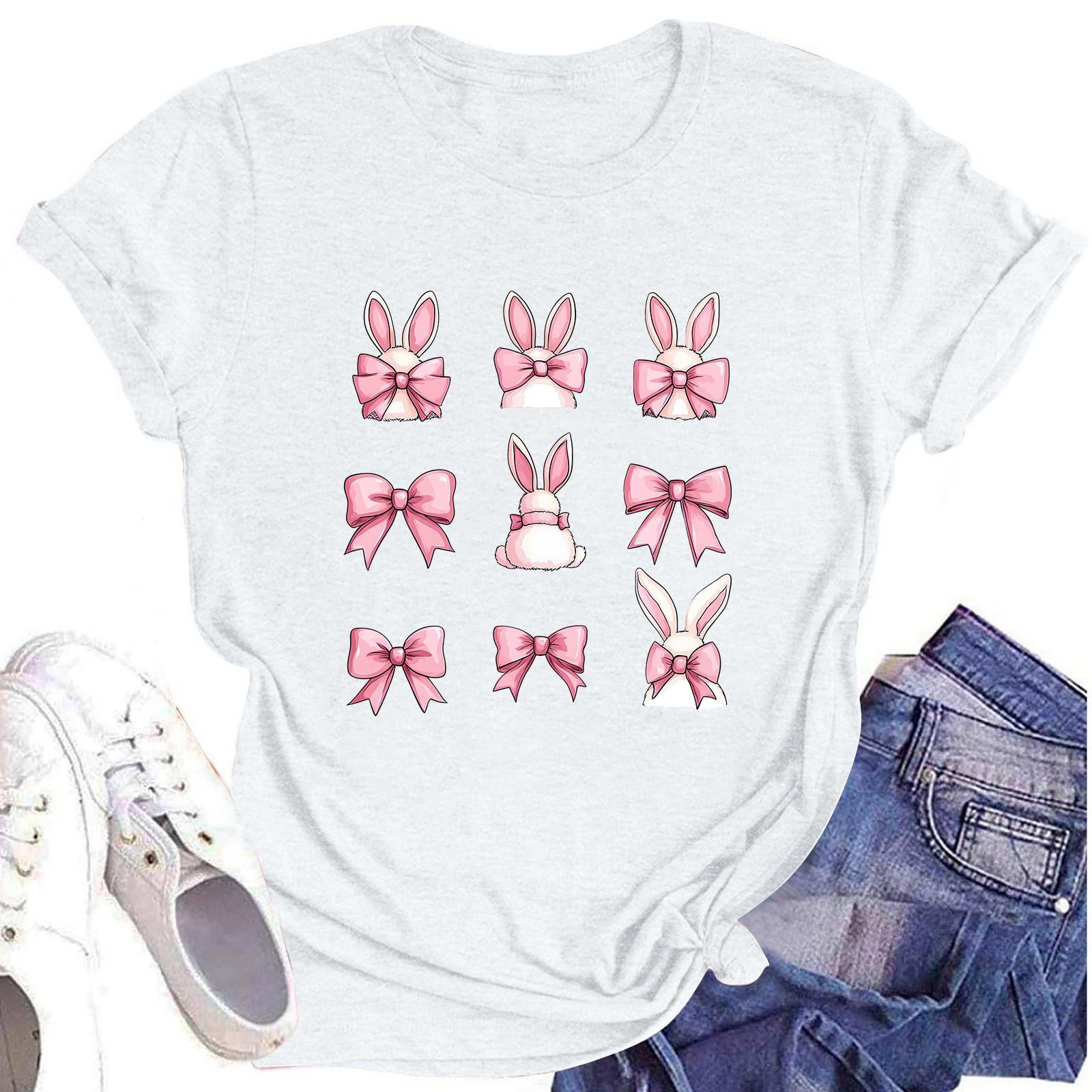 Жіночий топ з круглим вирізом, повсякденний принт, футболка з короткими рукавами XL білий
Жіночий топ з круглим вирізом, повсякденний принт, футболка з короткими рукавами XL білий