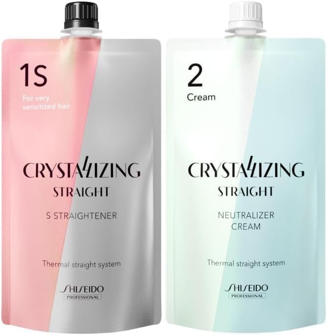 Shiseido Crystallizing Straight S Выпрямитель 1-й состав для сильно поврежденных волос Крем 2-й состав по 400 г каждый +
Shiseido Crystallizing Straight S Выпрямитель 1-й состав для сильно поврежденных волос Крем 2-й состав по 400 г каждый +