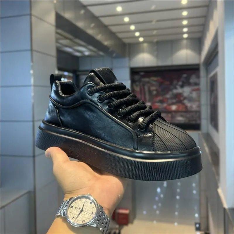 Shell head glossy board shoes spring new soft sole light and casual 38 чёрный
Shell head glossy board shoes spring new soft sole light and casual 38 чёрный