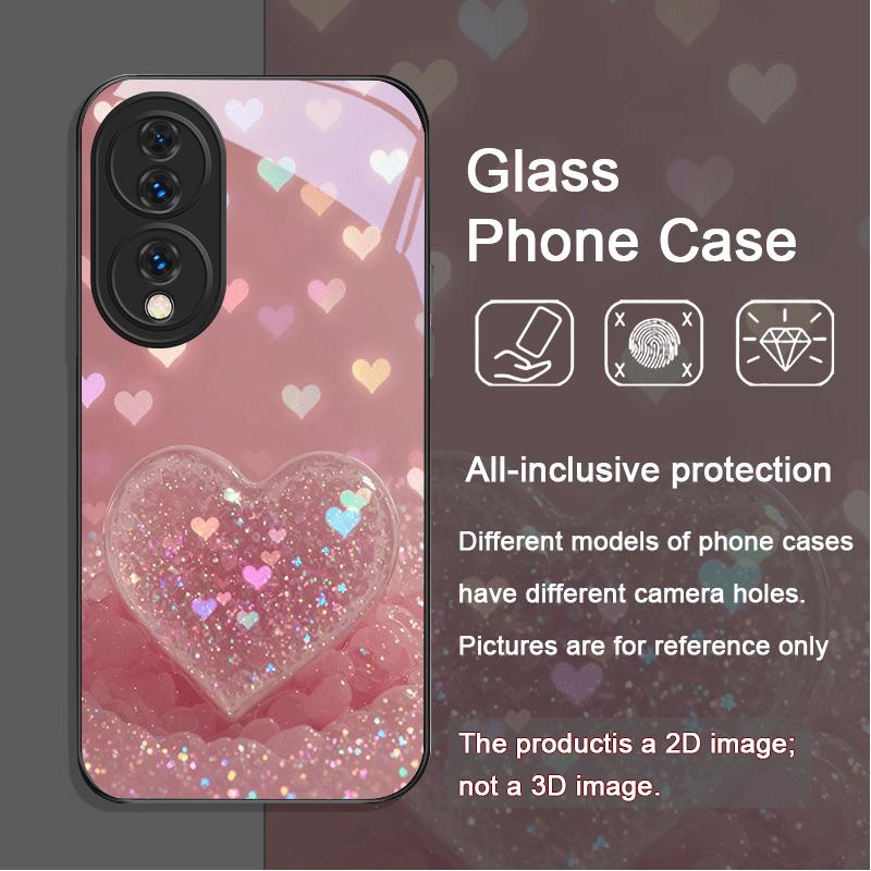 Stylish Pink Heart-Shaped Crystal Tempered Glass Phone Case for Huawei Nova 13 12 11 10 SE Mate 70 60 Pro Plus P60 P40 5G Cover Huawei Mate 50
Stylish Pink Heart-Shaped Crystal Tempered Glass Phone Case for Huawei Nova 13 12 11 10 SE Mate 70 60 Pro Plus P60 P40 5G Cover Huawei Mate 50
