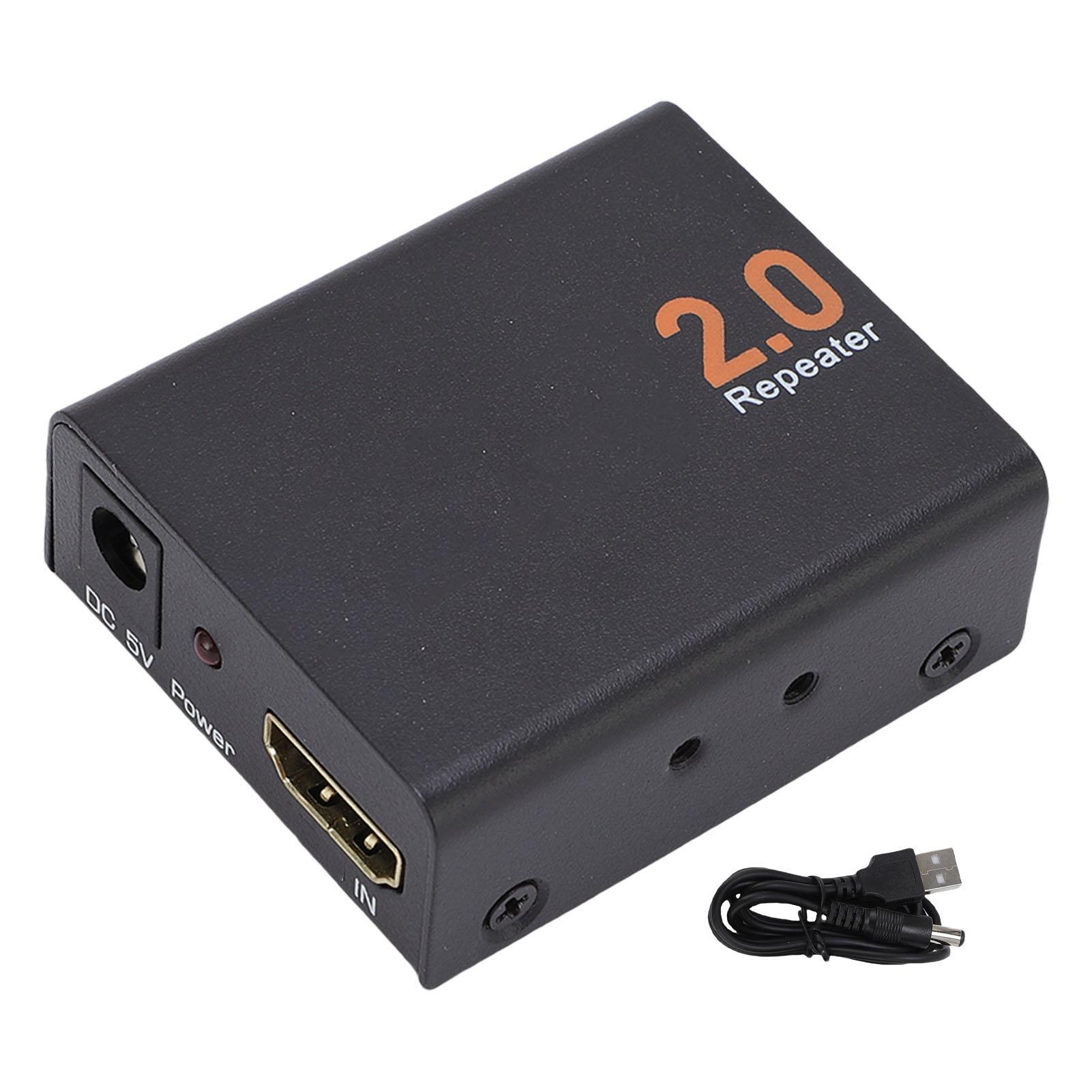 HD Multimedia Interface 2.0 Extender Booster HD Multimedia Interface Signal Amplifier Repeater
HD Multimedia Interface 2.0 Extender Booster HD Multimedia Interface Signal Amplifier Repeater