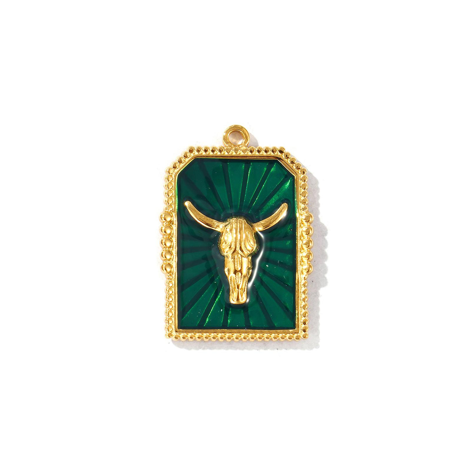 2PCs 304 Stainless Steel West Cowboy Charms 18K Gold Plated Enamel Hexagon Taren Pendants For DIY Necklace Making 28mmx19.5mm зелений
2PCs 304 Stainless Steel West Cowboy Charms 18K Gold Plated Enamel Hexagon Taren Pendants For DIY Necklace Making 28mmx19.5mm зелений