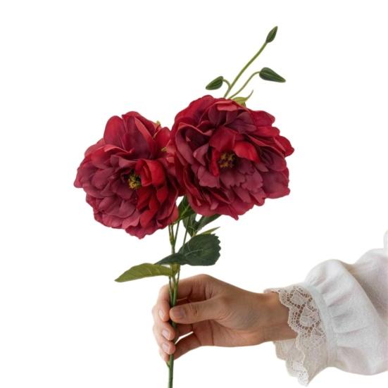 2 Heads Blooms Artificial Peonies Flowers Faux Silk Peony Branches with Stem for DIY Bridal Bouquet Wedding Centerpieces Floral червоний
2 Heads Blooms Artificial Peonies Flowers Faux Silk Peony Branches with Stem for DIY Bridal Bouquet Wedding Centerpieces Floral червоний