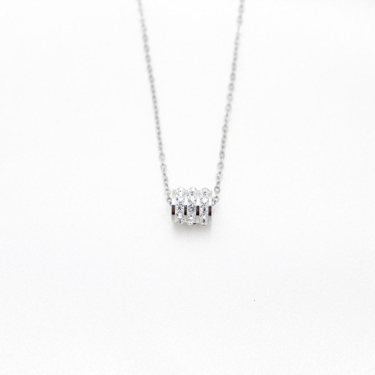 Small Waist With Diamonds And Non-Fading Titanium Steel Necklace For Women, Cold Trend Pendant Collarbone Chain
Small Waist With Diamonds And Non-Fading Titanium Steel Necklace For Women, Cold Trend Pendant Collarbone Chain