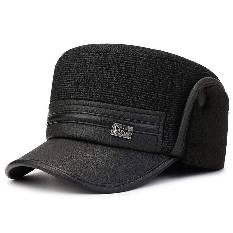 Зимняя новая мужская шляпа с плоским верхом, кожаная шляпа, уличная ветрозащитная, дедушкина бархатная утолщенная шапка с защитой ушей, теплая шапка One size
Зимняя новая мужская шляпа с плоским верхом, кожаная шляпа, уличная ветрозащитная, дедушкина бархатная утолщенная шапка с защитой ушей, теплая шапка One size