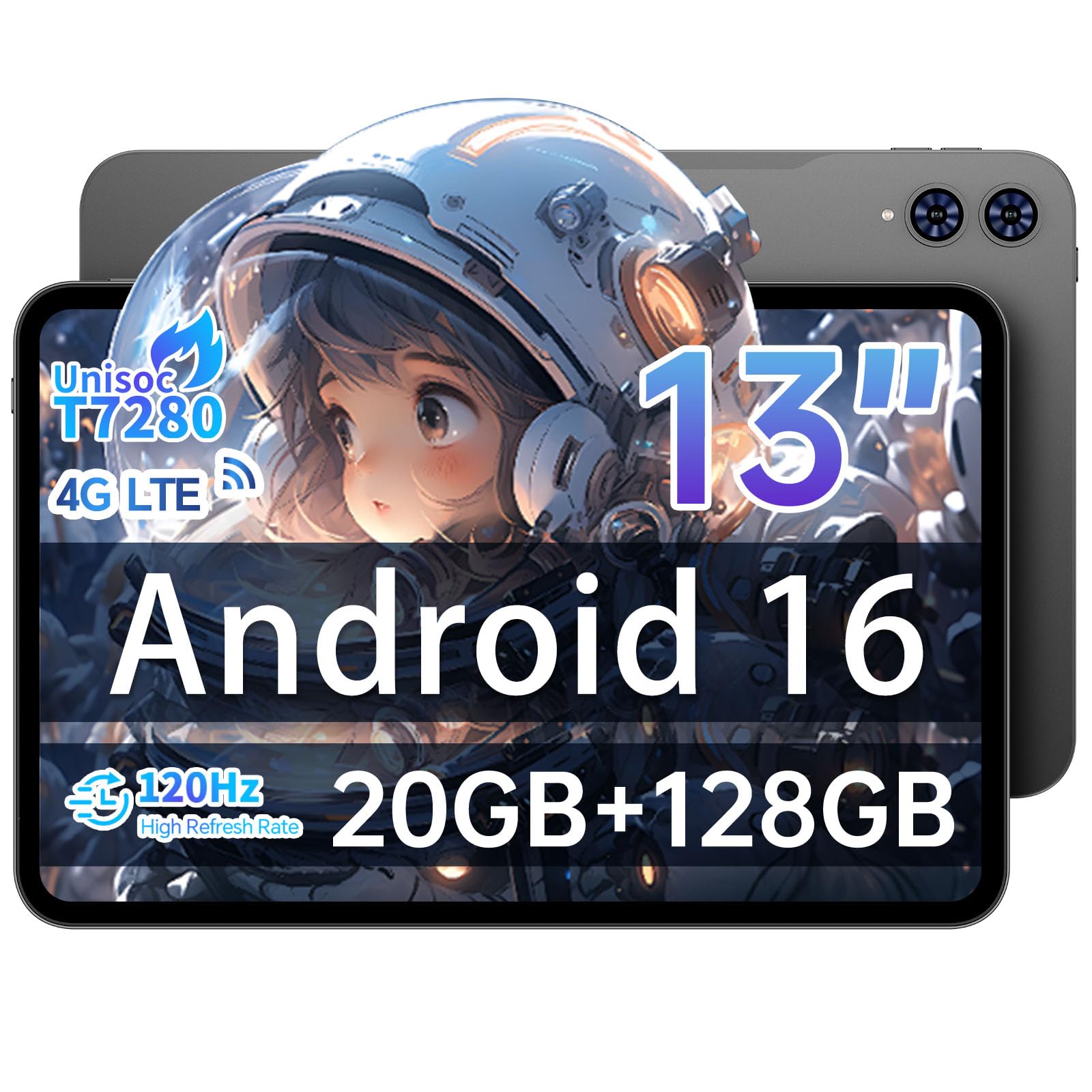 Планшет TECLAST T65 Android 16 з частотою оновлення 120 Гц, 20 ГБ, 128 ГБ, T7280, SIM-карткою та навушниками, 13-дюймовий (2025) швидкість, ОЗП, ПЗП, (T620) процесор, підтримка, чорний
Планшет TECLAST T65 Android 16 з частотою оновлення 120 Гц, 20 ГБ, 128 ГБ, T7280, SIM-карткою та навушниками, 13-дюймовий (2025) швидкість, ОЗП, ПЗП, (T620) процесор, підтримка, чорний