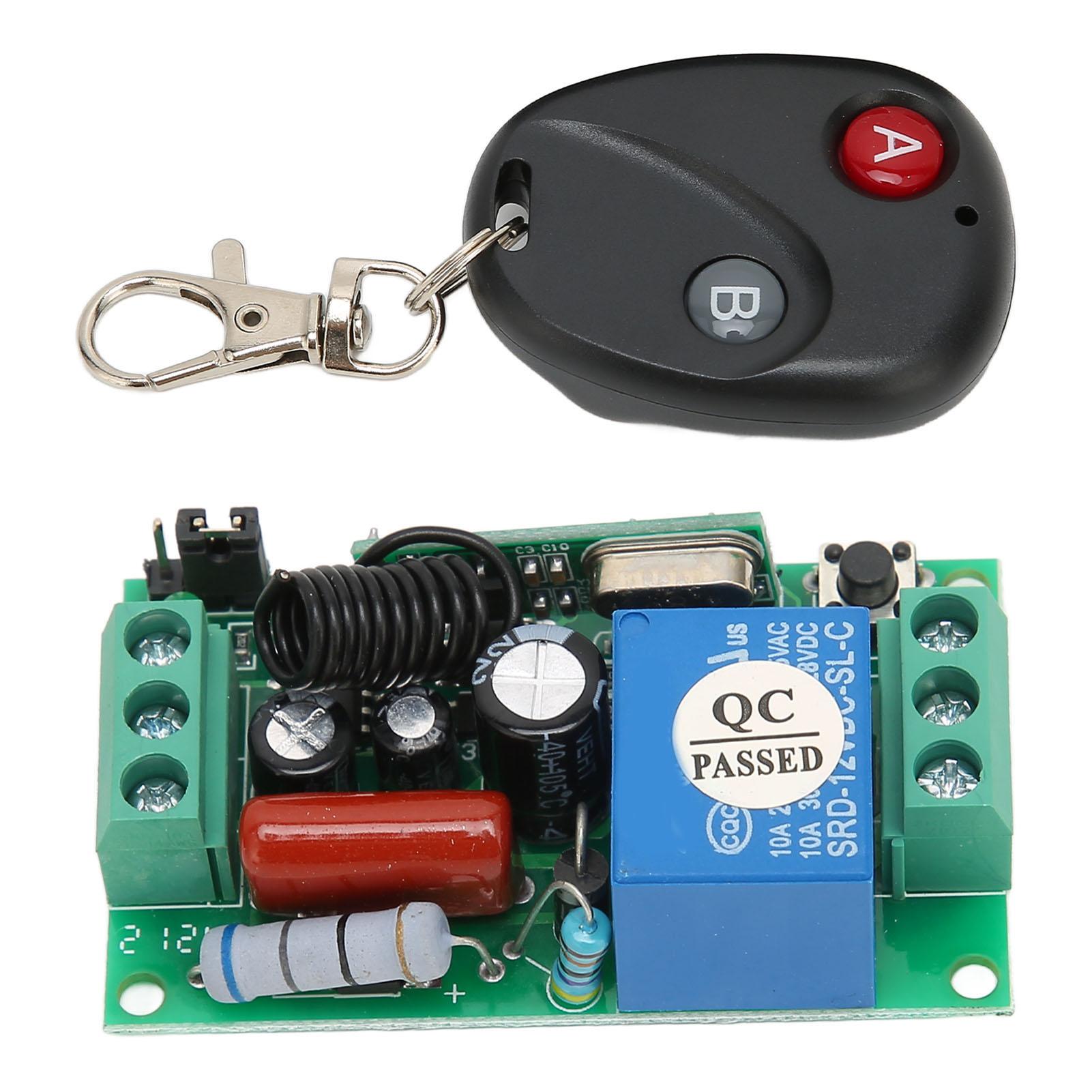 Беспроводной дистанционный переключатель 433 МГц 10 А 1 канальный радиочастотный релейный переключатель для рулонных ворот
Беспроводной дистанционный переключатель 433 МГц 10 А 1 канальный радиочастотный релейный переключатель для рулонных ворот