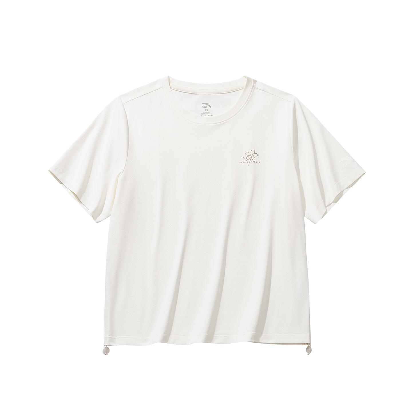 Anta Loose Short Sleeve Knitted T-Shirt Women tops Ivory-White 962628107-1 XS
Anta Loose Short Sleeve Knitted T-Shirt Women tops Ivory-White 962628107-1 XS
