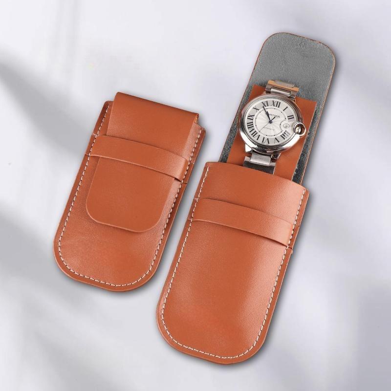 Anti-Dust Watch Bag Organizer Flannelette & Leather Storage Bag Portable Watch Accessories Case for Watch Storage & Protection 1 slots
Anti-Dust Watch Bag Organizer Flannelette & Leather Storage Bag Portable Watch Accessories Case for Watch Storage & Protection 1 slots
