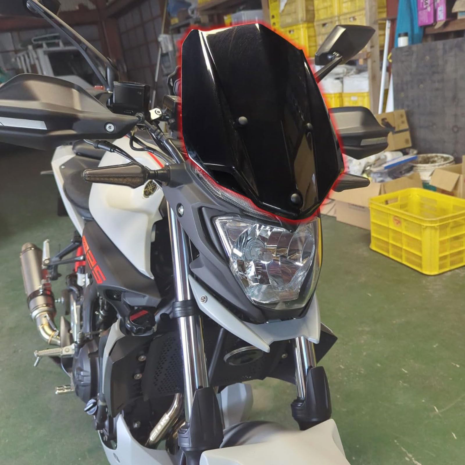 SHINKXMT Motorcycle Fly Screen Front Fairing MT-25 Windshield Windscreen Wind
SHINKXMT Motorcycle Fly Screen Front Fairing MT-25 Windshield Windscreen Wind