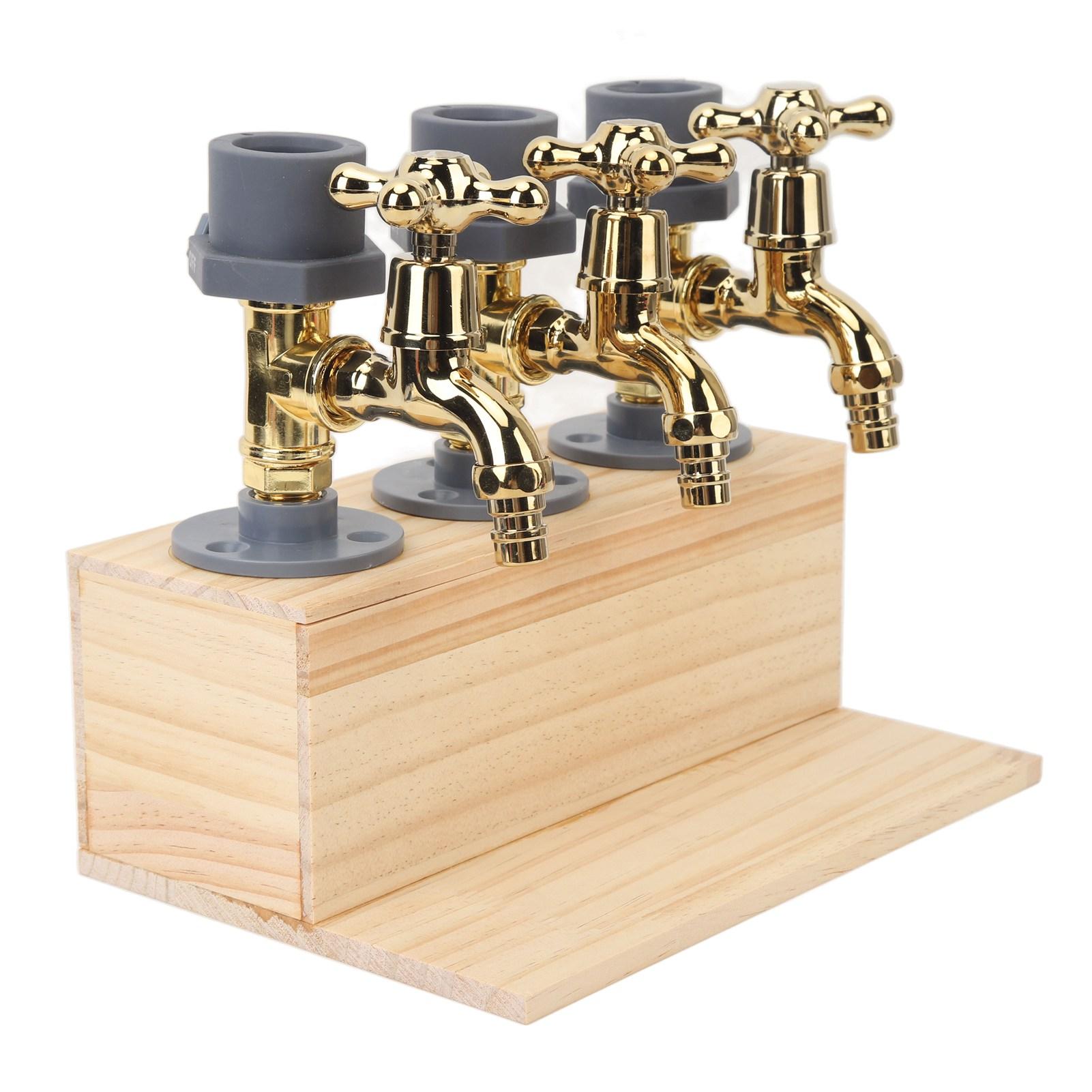Wood Liquor Dispenser 3 Bottle Whiskey Dispenser Faucet Shape Alloy Bar Accessory for Drink Beverage Party
Wood Liquor Dispenser 3 Bottle Whiskey Dispenser Faucet Shape Alloy Bar Accessory for Drink Beverage Party
