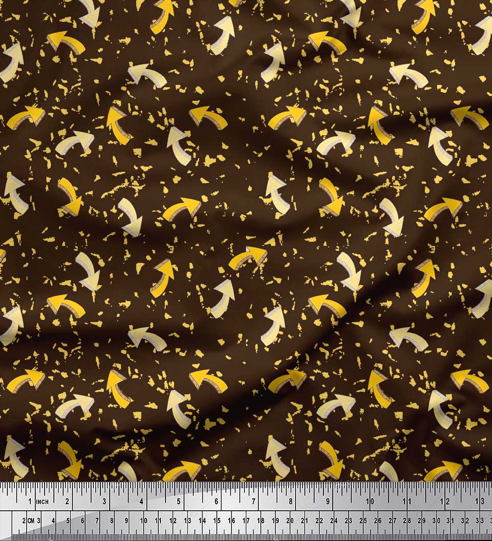 Soimoi Brown Japan Crepe Satin Fabric Abstract & Arrow Symbol Fabric Prints By metre 42 Inch 42 Inch Wide - Poly Crepe коричневий
Soimoi Brown Japan Crepe Satin Fabric Abstract & Arrow Symbol Fabric Prints By metre 42 Inch 42 Inch Wide - Poly Crepe коричневий
